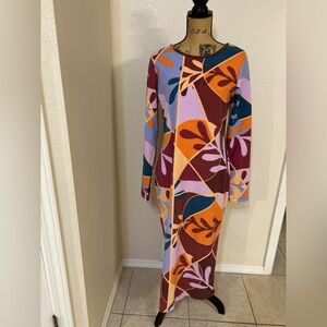 Latino Heritage Month Long Sleeve Sweater Dress